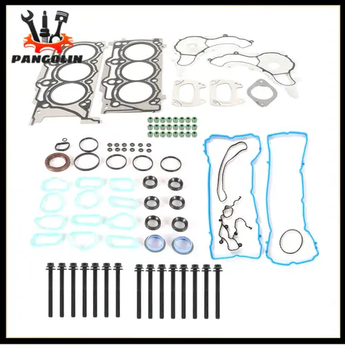 Juego de juntas de culata de motor para 11-16 Chrysler Dodge Jeep Ram 3.6L Cyl. Juntas de desgaste de la junta de la cubierta de la válvula de culata