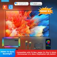 Smart TV Sync LED Backlight with Upgrade HDMI 2.1 Box, Music Sync, Background Light Change Color with TV for Bedroom Gaming Room