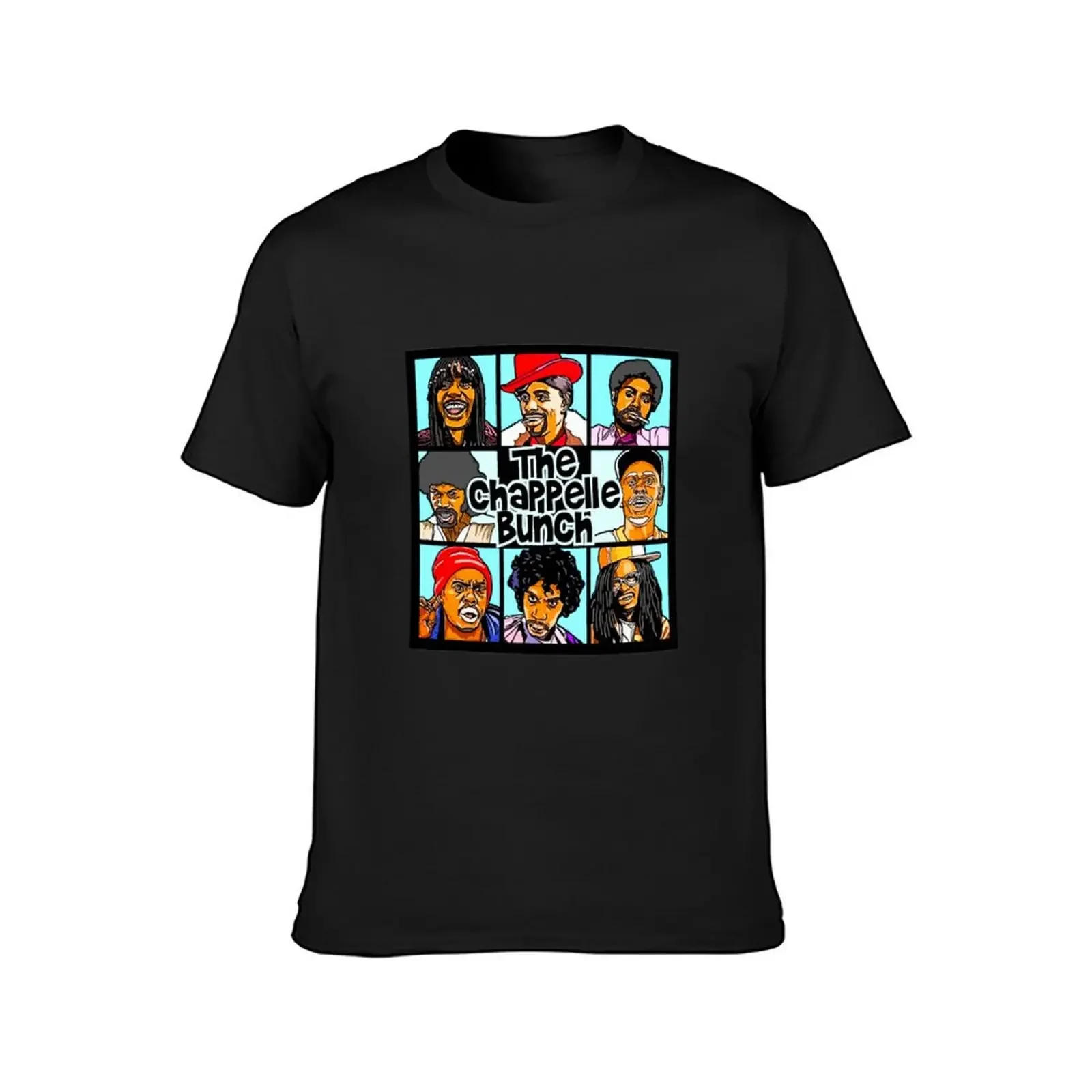 THE CHAPPELLE BUNCH COMEDY CENTRAL ART T-Shirt customs basketball graphic tees mens graphic t-shirts big and tall