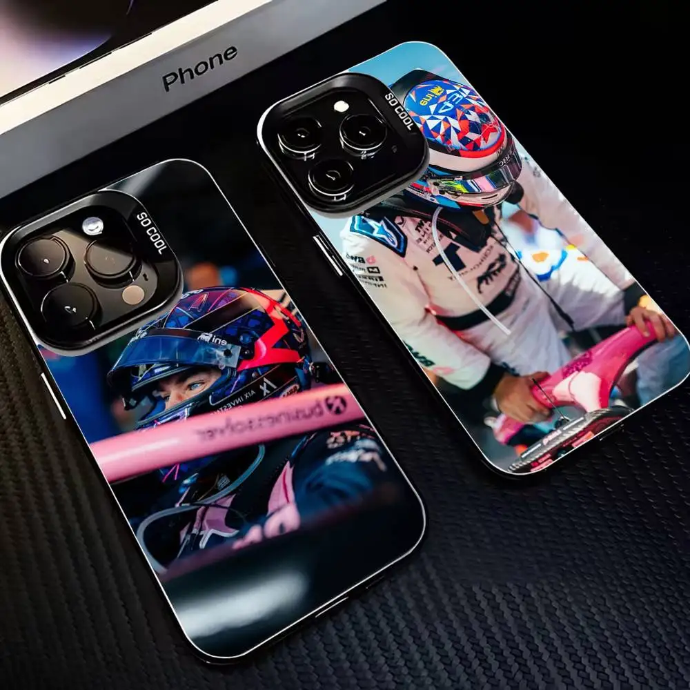 

Rider F-Franco Colapinto Phone Case For iPhone17,16,15,14,13,12,11 Plus,Pro Max Black Matte Shockproof Cover