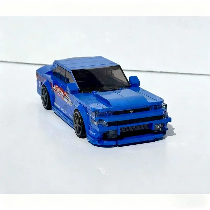 280pcs MOC Fast Furious Vince S Nissan Maxima City Champions Super Car Model Building Blocks Architecture Festival Gifts Toy view 3