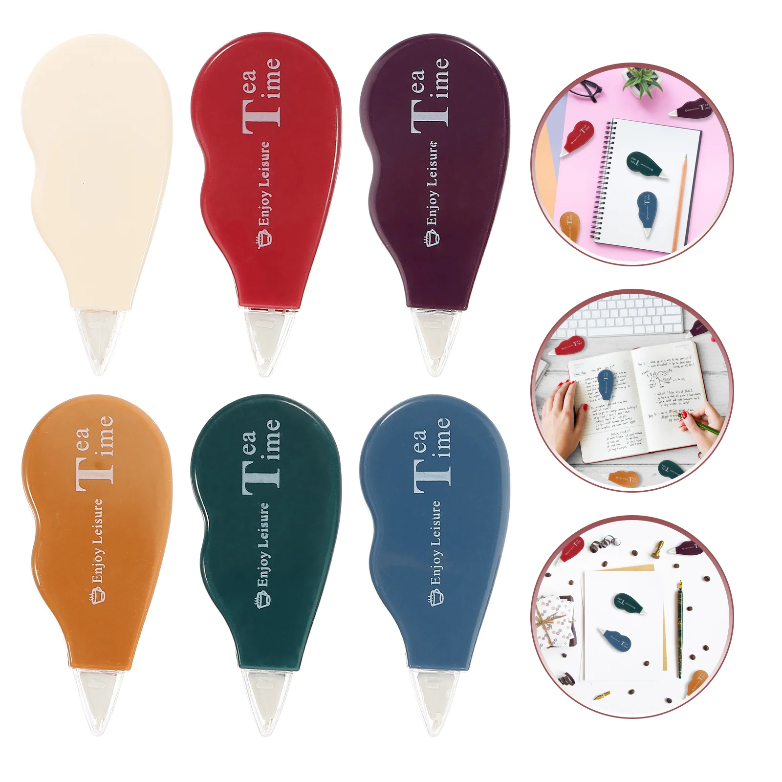 

Portable Correcting Tapes Kids Stationary Correction Cartoon Cute School Supplies Aesthetic