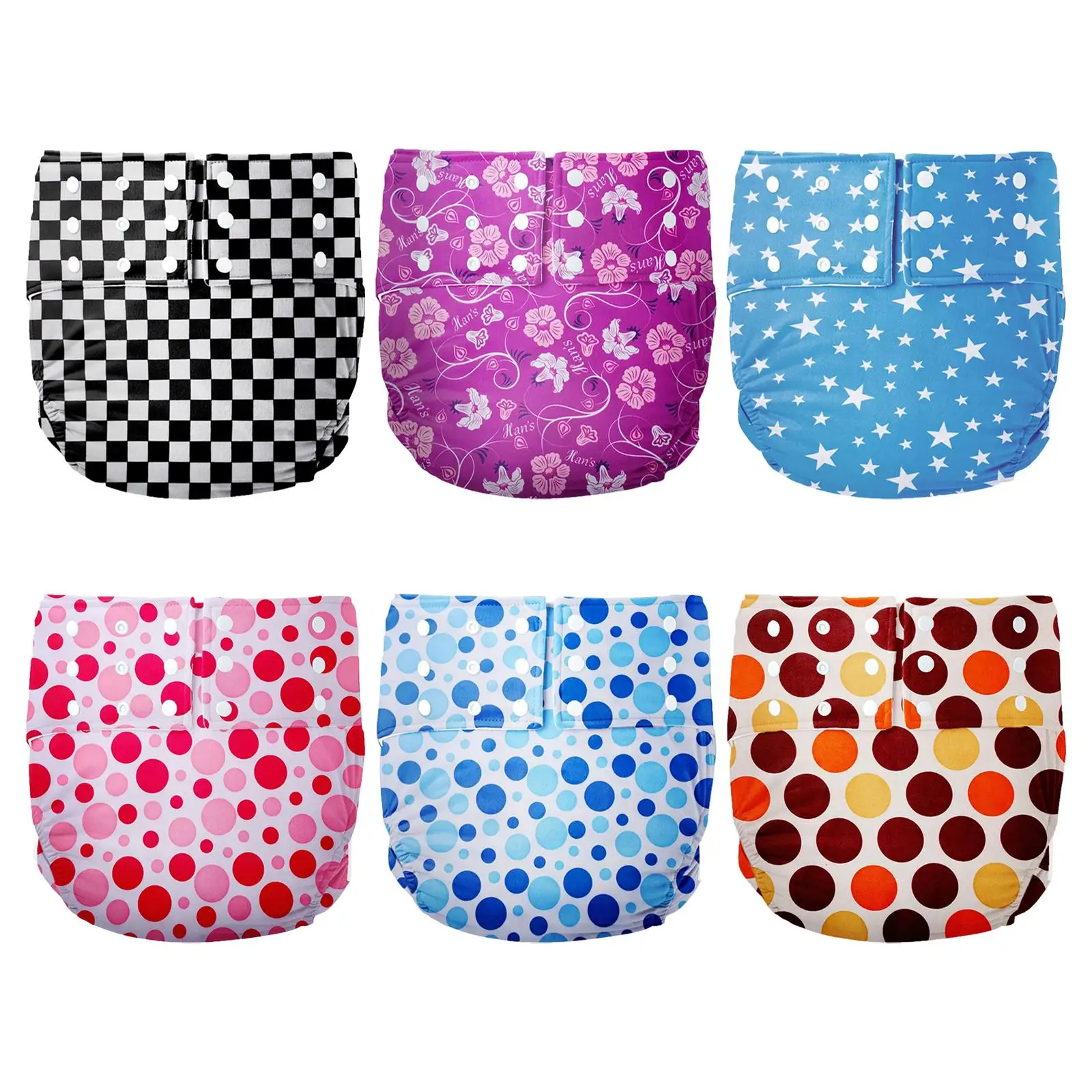 Leakproof Adult Pocket Diaper Washable for Incontinence Elastic Undewear for Old Man