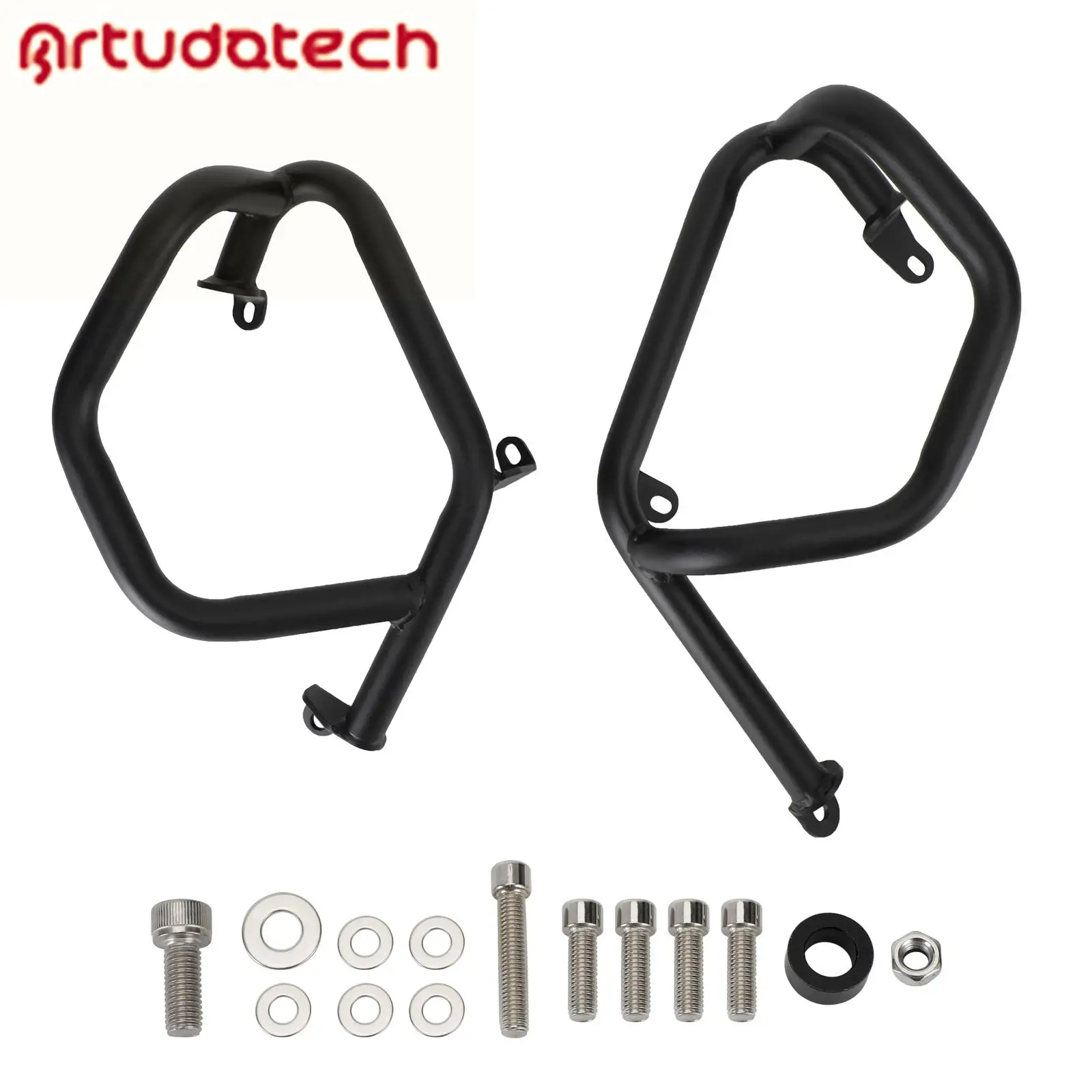 Lower Engine Guard Frame Crash Bar Steel Black Fit for Bmw F750Gs F850Gs 2018 2019 2020 2021 2022