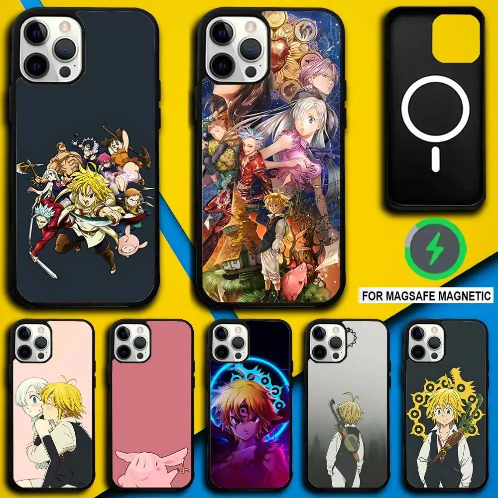 

S-Seven D-Deadly Sins SDS Phone Case For iPhone 16,15,14,13,12,11,Pro,Max,Plus,Mini,SE4,E Magnetic Magsafe Wireless Charging