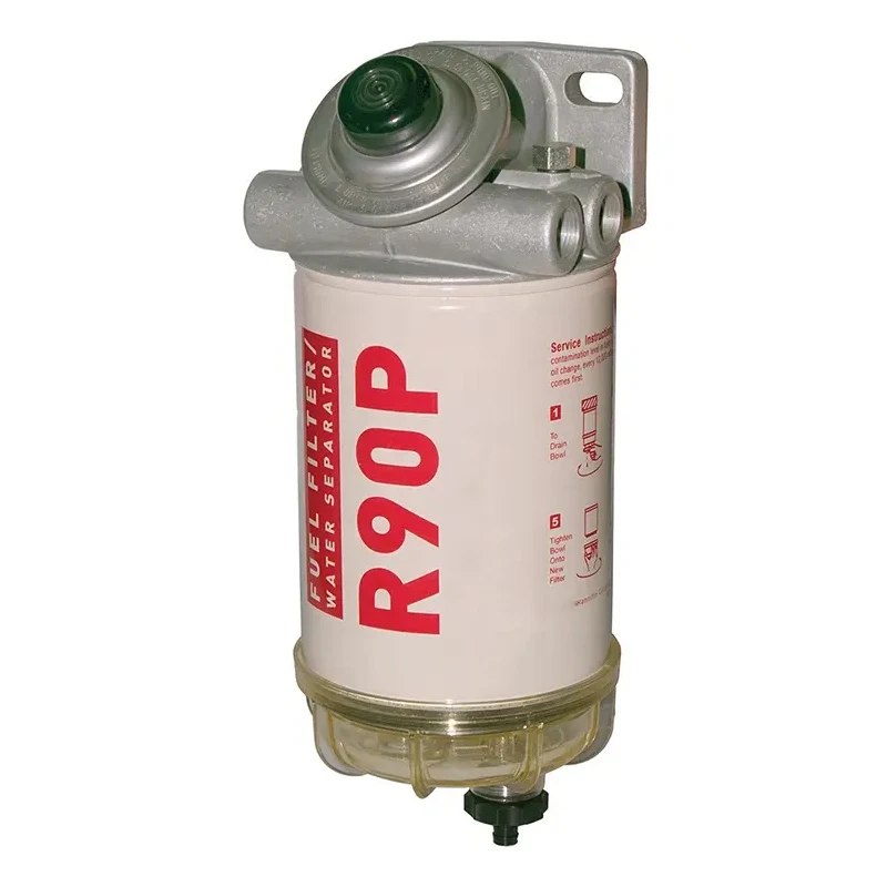 Accesorios de excavadora para Parker R90P/T Inducción de calefacción Conjunto de separación de agua y aceite Filtro diésel Base de filtro