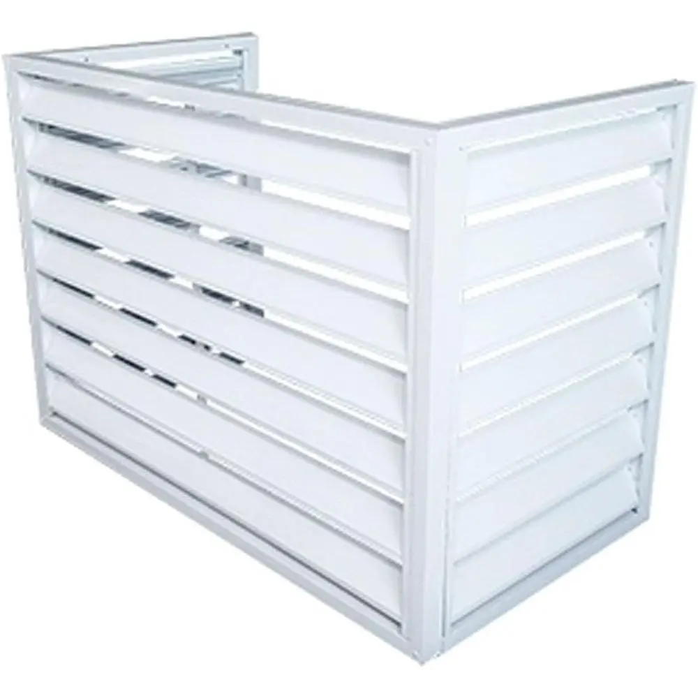 

Outdoor AC Unit Cover with Noise Reduction and Plant Stand Features