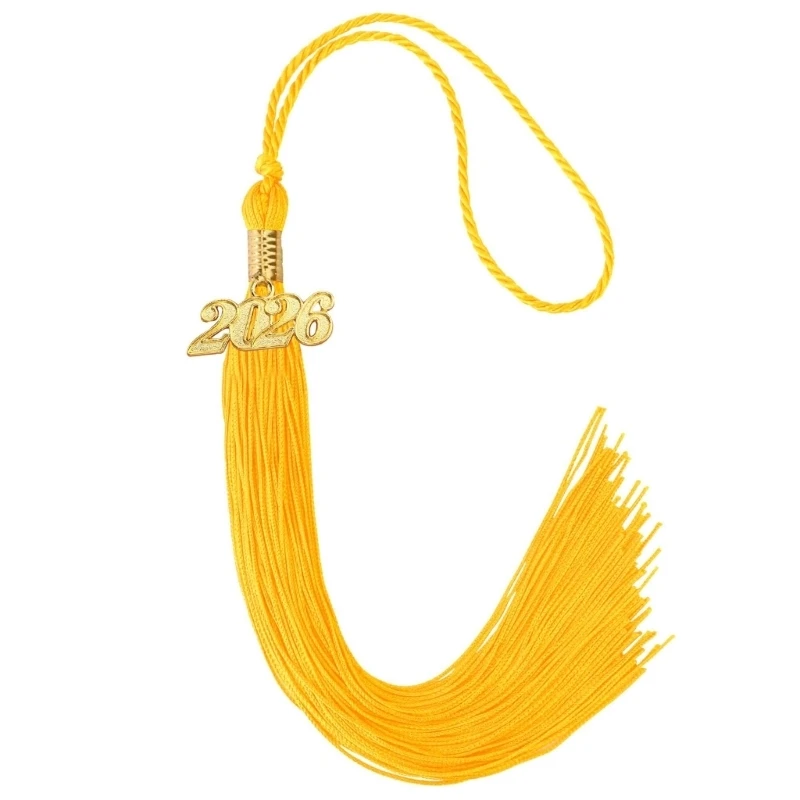  2026 Commencement Tassels With Year Charm Graduation Hat Tassels For Gowns Caps