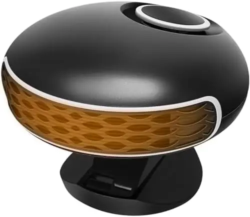 

Автомобильный обогреватель 12В 150Вт с обзором 360° ° Вращающийся обогреватель с быстрым нагревом для стекол автомобилей и внедорожников - подключается к прикуривателю