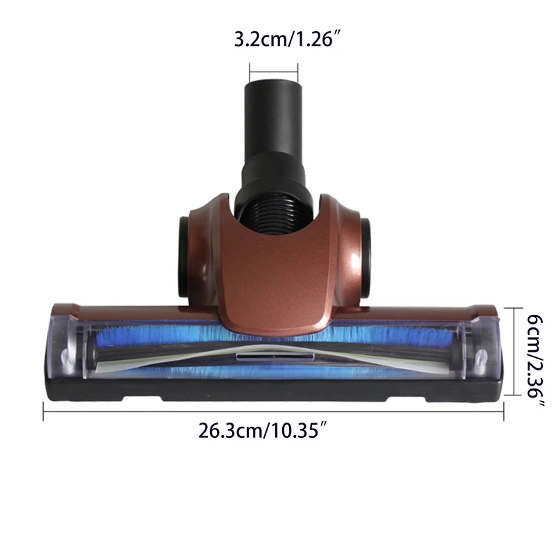 Home Vacuum Cleaner Floor Brush Wind Driven Brush for Head for Vacuum Cleaners with Inner Diameter of Dropship