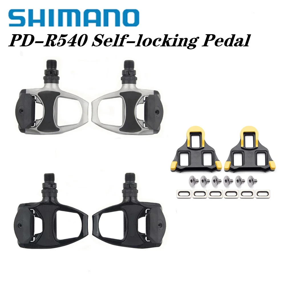 

Shimano SPD Pedal PD-R540 Pedals Self-locking Road Pedal R540 Road Bike Pedal SH11 Cleat Cycling Locking Race Pedal Bicycle Part