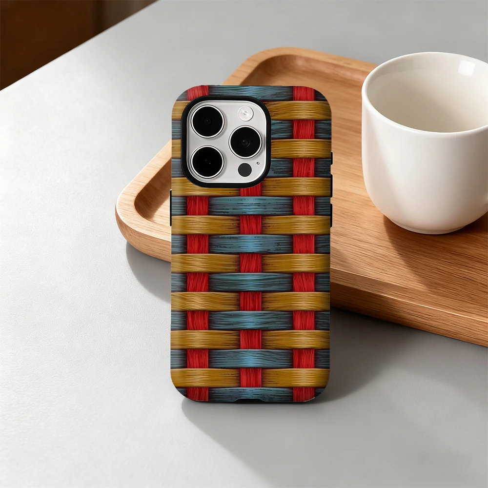 حافظة لهاتف آيفون 17 16 15 14 13 12 11 X XS XR XSMAX 7 8 Air Pro Max Plus غطاء خلفي فاخر بطبقة مزدوجة #4