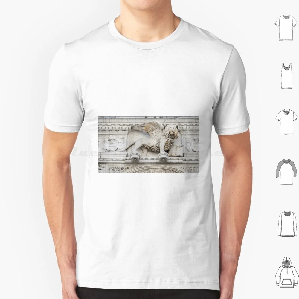 Classic Venetian-Saint Marks Winged Lion-Leone Alato Di San Marco T Shirt Big Size 100% Cotton Classic Venetian Saint Marks