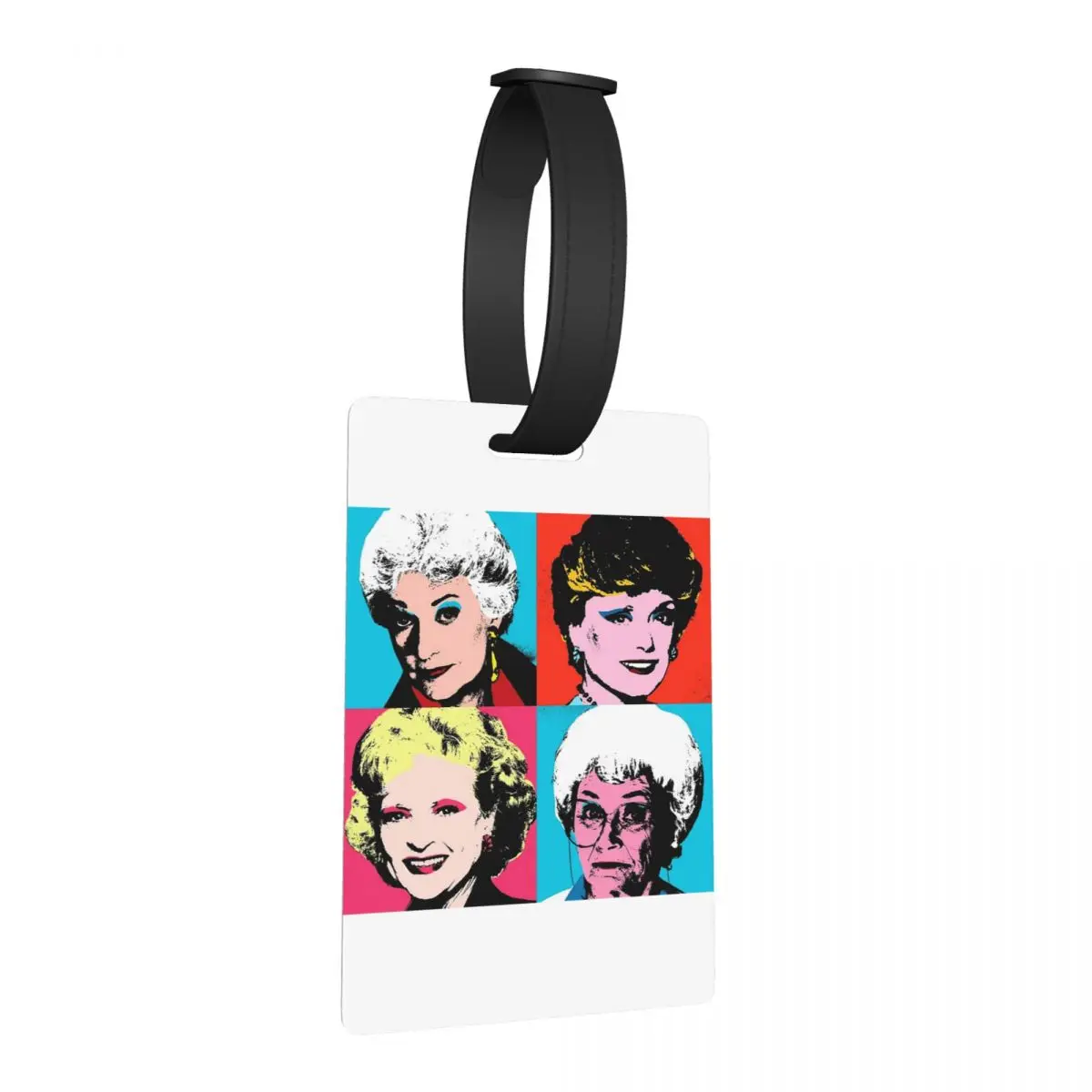 

Золотые багажные бирки для девочек Warhol, аксессуары для чемодана, милые дорожные бирки для багажа, держатель этикетки, идентификационное имя, адрес