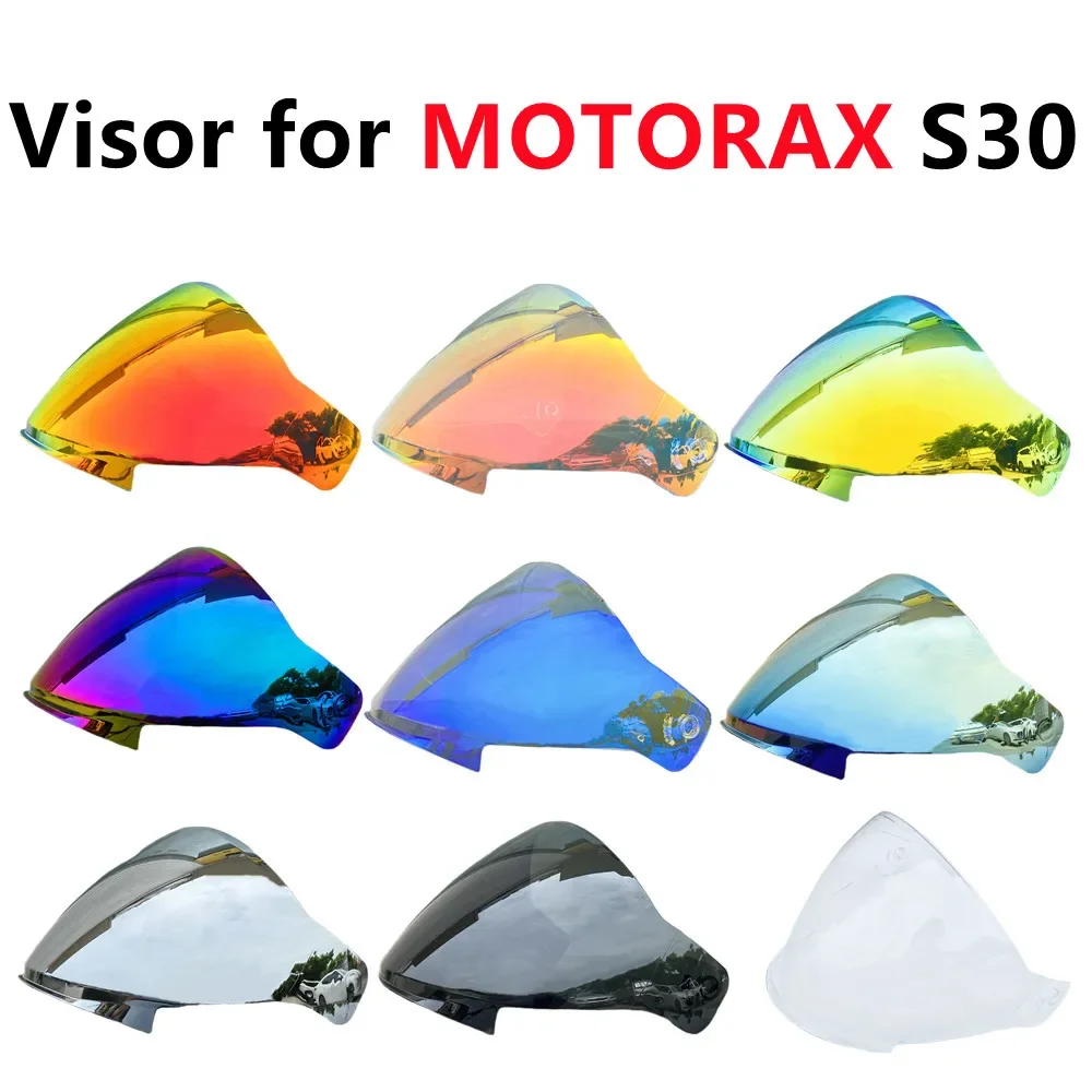 

S30 Open Face Helmet Shield for MOTORAX S30 GSB G263/JET-3 Visor Replacement Windshield Sunshield Casco Para Moto Parts