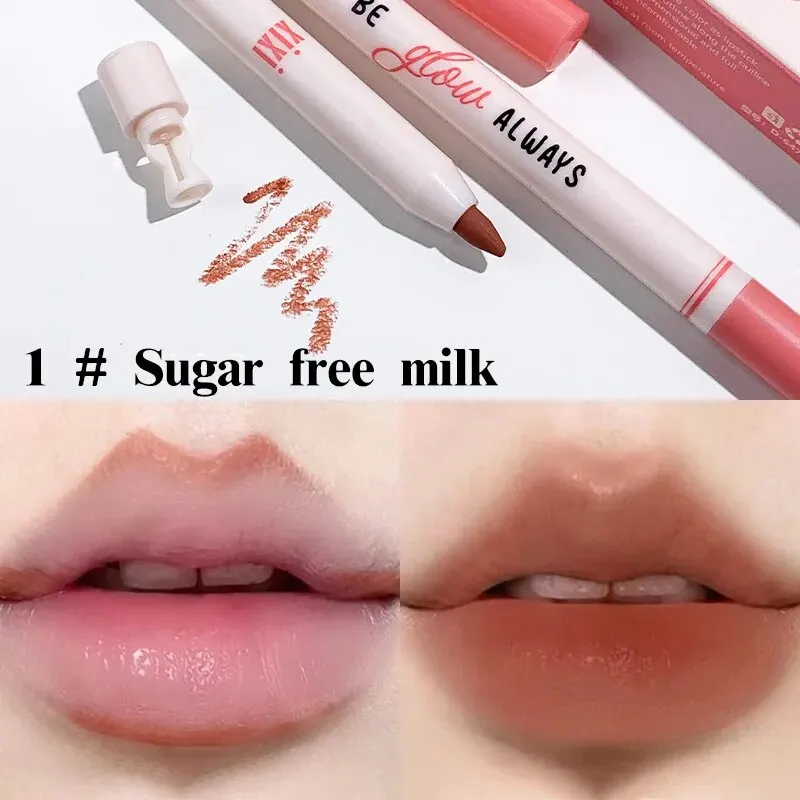 XIXI Sweet Pear Vortex Lipliner Soft Fog Matte Nude Lipstick Pen Outlines Lips Waterproof Beauty Daily Colors Cosmetics