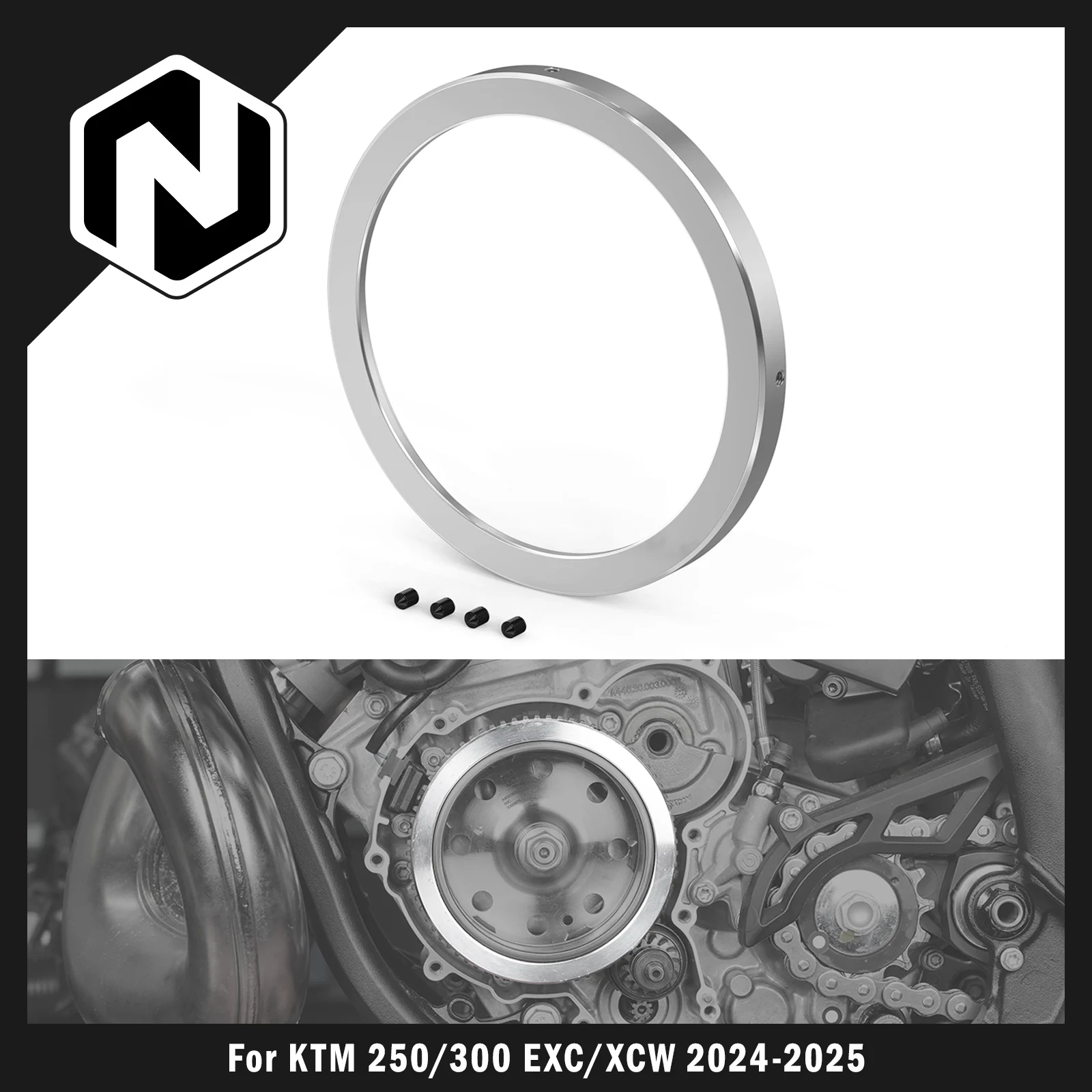 

NICECNC For KTM EXC 300 EXC 250 XCW 300 2024-2025 Motorcycle 7oz 7 Ounce Flywheel Weight For Husqvarna TE 300 For GasGas EC 300