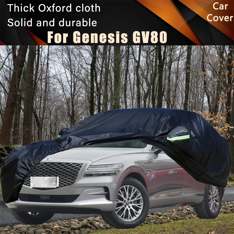 

For Genesis GV80 Car Full Outer Covers Outdoor Waterproof Dustproof Sun Rain Snow Protection Exterior Car Accessories