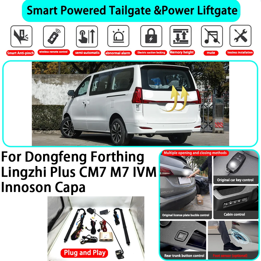 

﻿for Dongfeng Forthing Lingzhi Plus CM7 M7 IVM Innoson Capa Smart Automatic Powered Tailgate Electric Power Tailgate Lift Kit