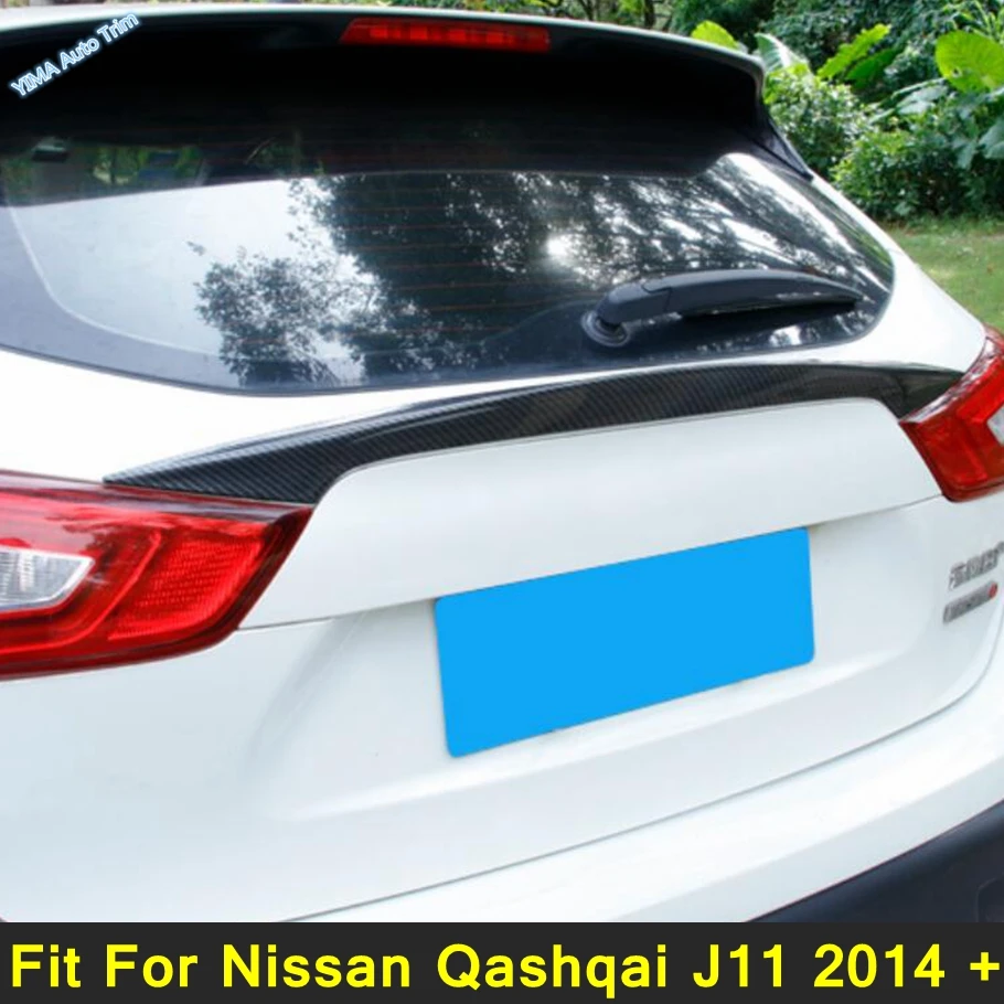 

Modification Interior Accessories For Nissan Qashqai J11 2014 - 2017 Rear Trunk Lid Cover Tailgate Spoiler Trim Hatch Kit 1PCS