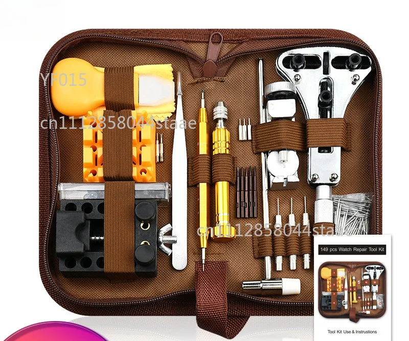 149-Piece Watch Repair Tool Set Kit - Comprehensive Disassembly And Battery Replacement Combination for Watch Maintenance