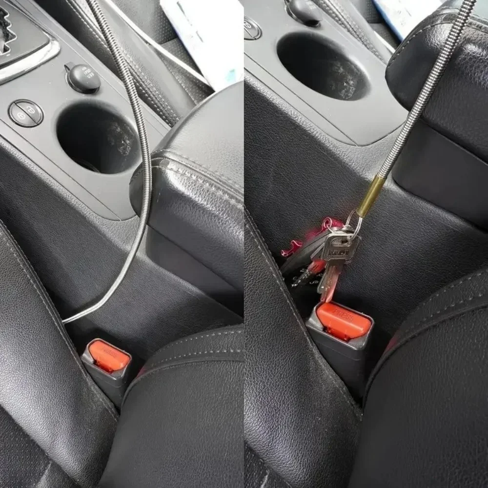 Flexible Magnetic Pickup Tool Bendable Suction Bar Telescopic Magnet Pen Folding Magnetic Pickup Tool for Locate Falling Objects