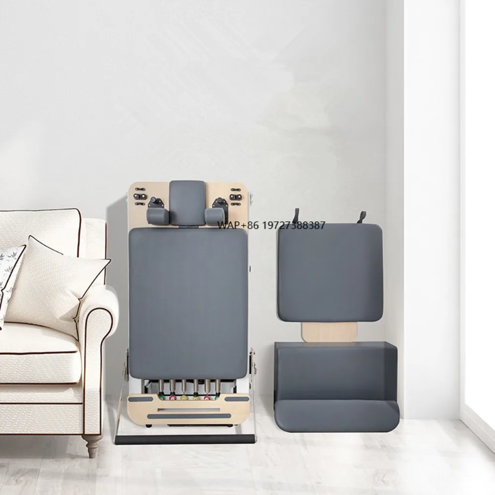 

Оборудование для фитнеса, складной реформер из белого алюминиевого сплава, машина для пилатеса, портативный реформер, машина для пилатеса для студии