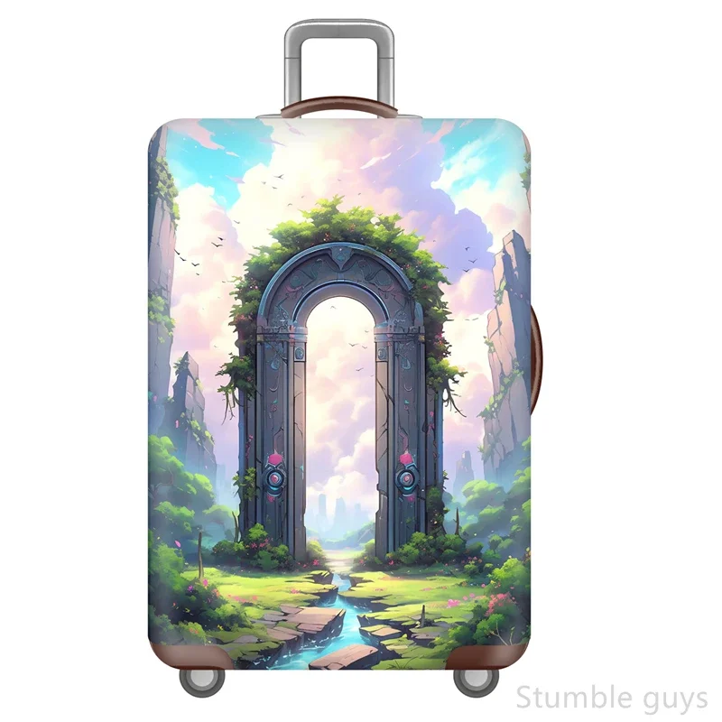 

Washable High Elastic Luggage Cover Protective Anti-Scratch Suitcase Cover Reliable For Road Trips Fits 18 To 32 Inch Luggage