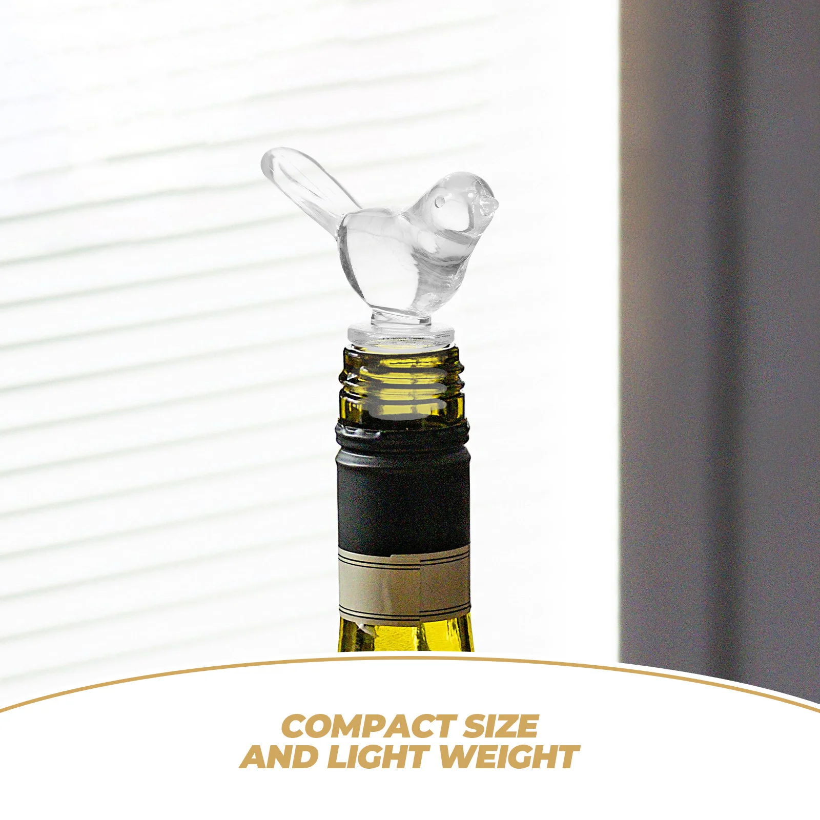 

6Pcs Wine Bottle Stoppers Reusable Decorative Sealing Caps for Party Wedding Festival Beverage Bottles Airtight Preservation