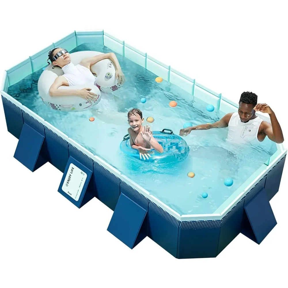 

Non-Inflatable Children' and Adults' Outdoor Swimming Pool,Foldable,Hard Plastic Shell,Children Pool for Backyard Pools