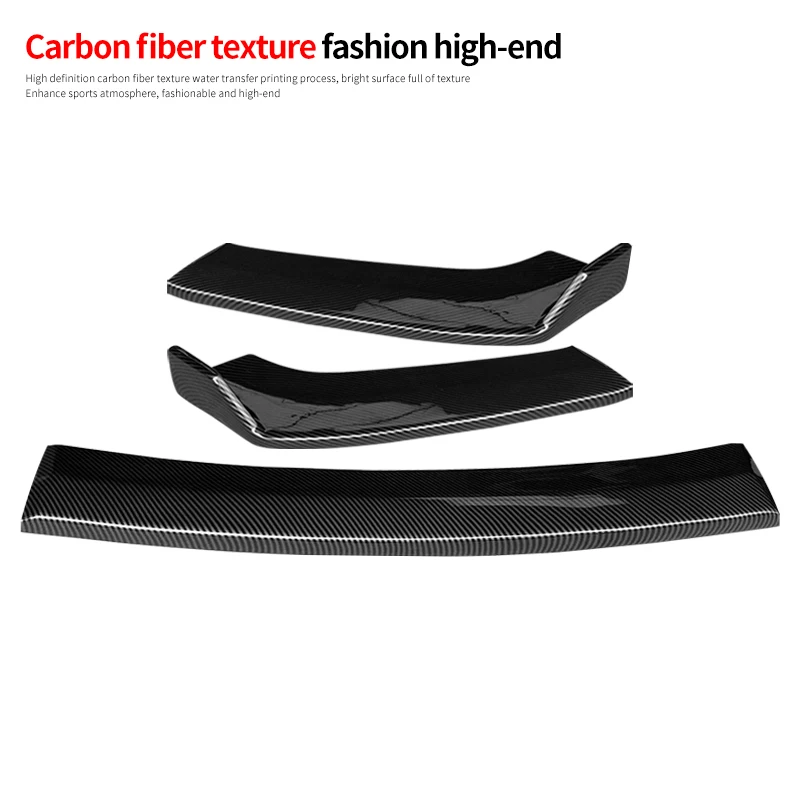 For BMW X1 F48 2020 2021 2022 Car Body Kit Front Bumper Splitters Lip Spoiler Side Skirts Extensions Rear Wrap Angle Gloss Black