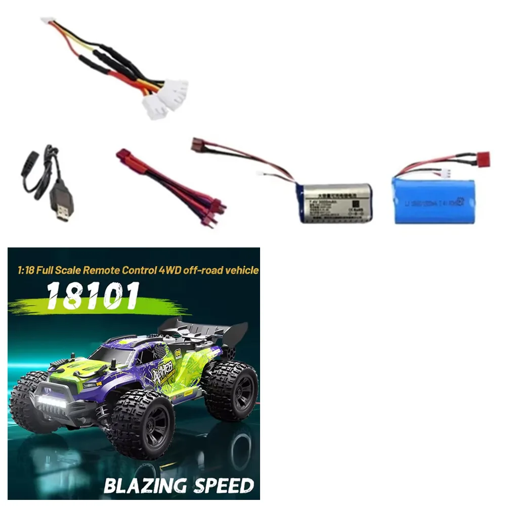 

SCY 18101 Battery 7.4V 1500mAh / 3000mAh T-plug 3in1 Cable SCY 18101 Drift Car Spare