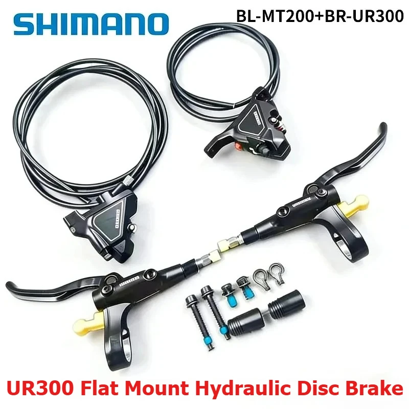 

SHIMANO MT200/UR300 Гидравлический дисковый тормоз с плоским креплением Гидравлический дисковый тормоз для шоссейного велосипеда BR-UR300 BL-MT200
