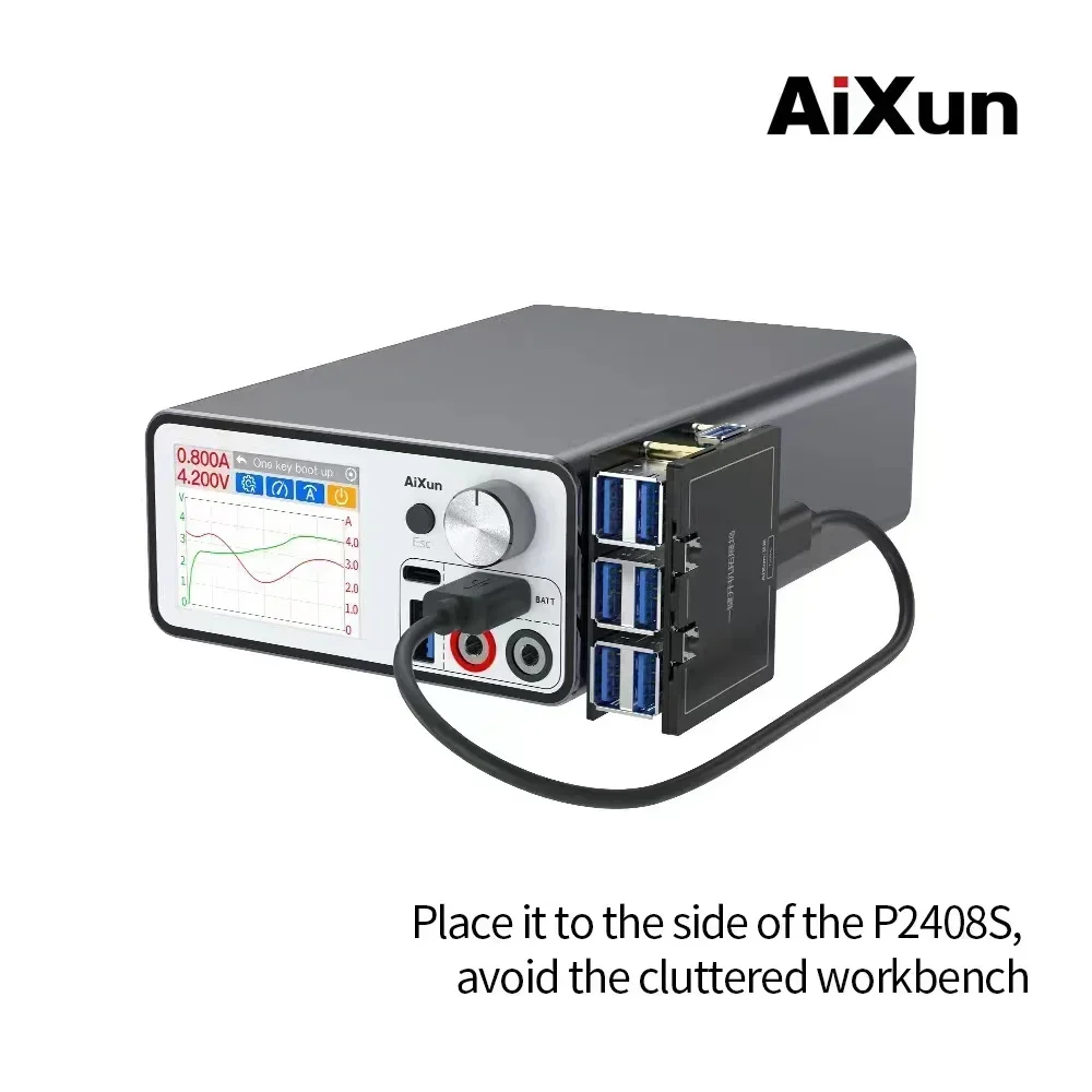 JC AIXUN P2408S 3A Upgraded intelligent regulated power supply Short Circuit Detection Maintenance Battery Quick Charging Board