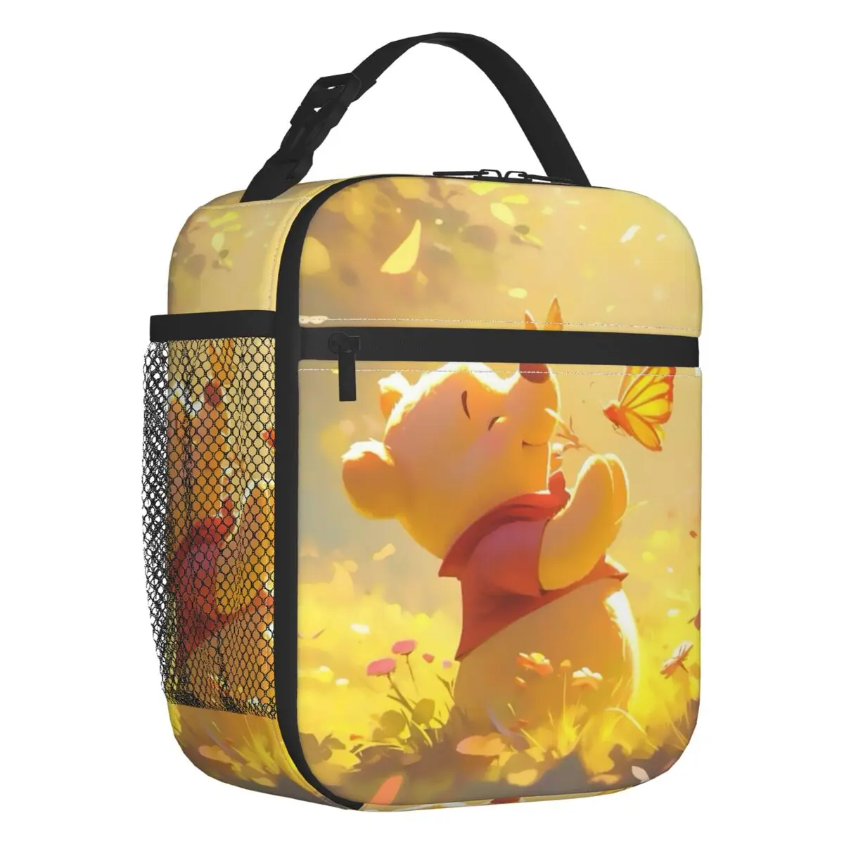 

Custom Adorable Winnie Pooh Insulated Lunch Bags for Camping Travel Kawaii Cartoon Leakproof Thermal Cooler Lunch Box