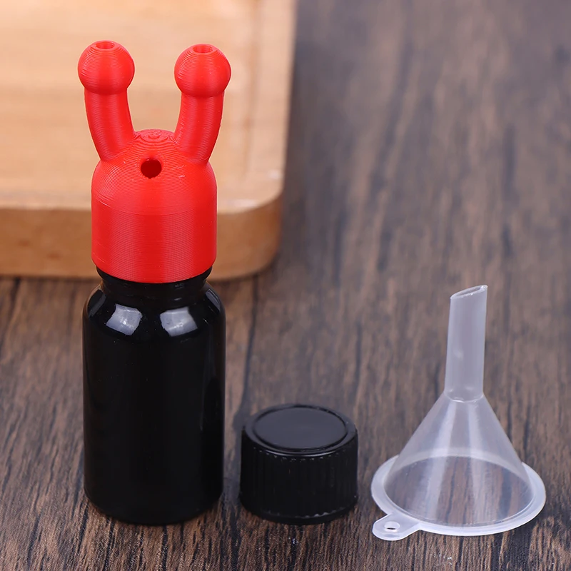 Leakproof Aroma Essential Oil Inhaler Mini Essential Oil And Perfume Inhaler Dispenser Bottle Red Cap Essential Oil Inhaler