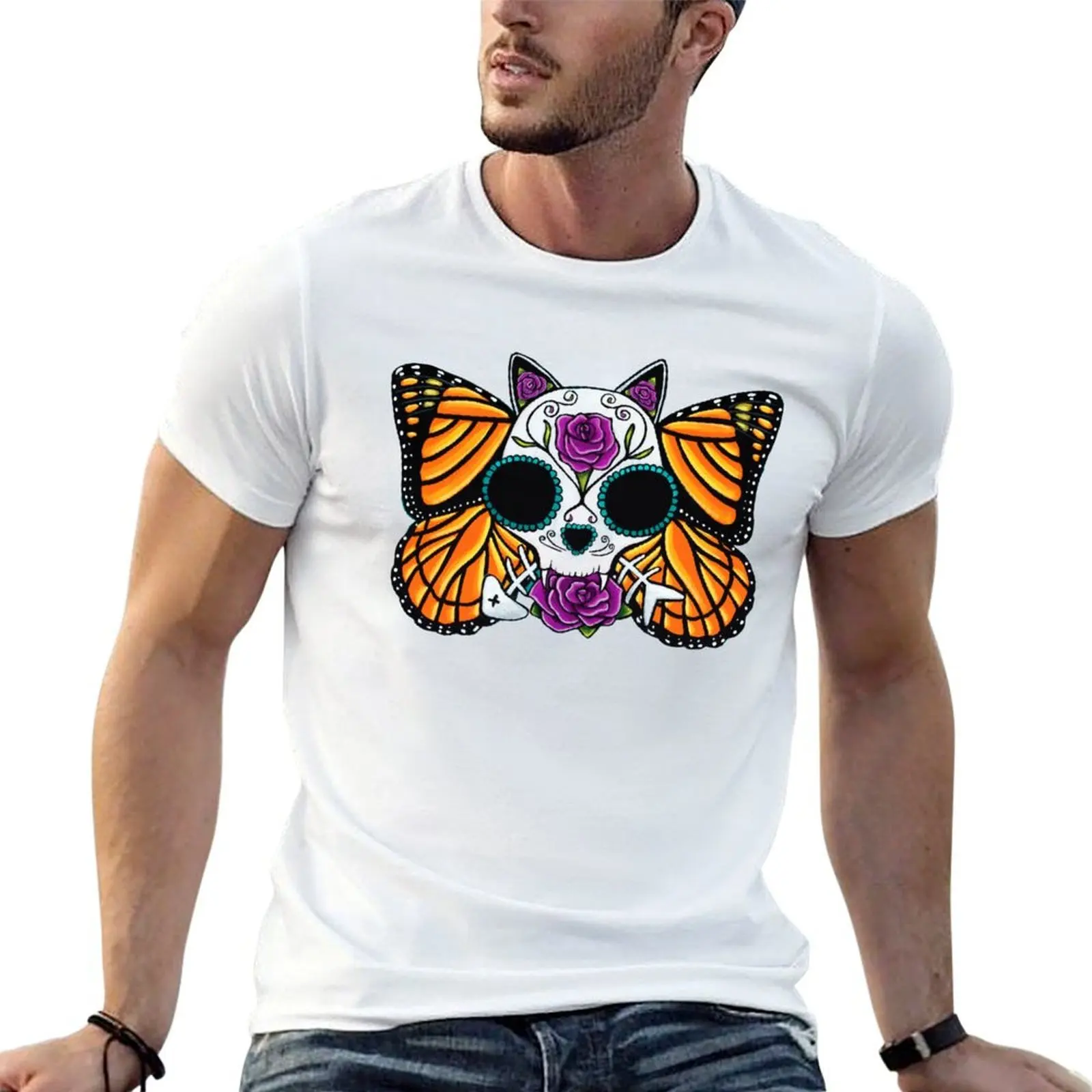 

The Return of the Monarchs - Cat T-Shirt man tshirt t shirts for man pack cotton man t shirt designer T-Shirt
