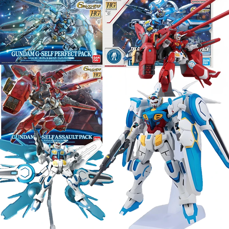 Bandai Original GUNDAM HG1/144 Reconguista in G Anime Action Figure G-SELF PERFECT PACK Assembly Model Toys Gifts