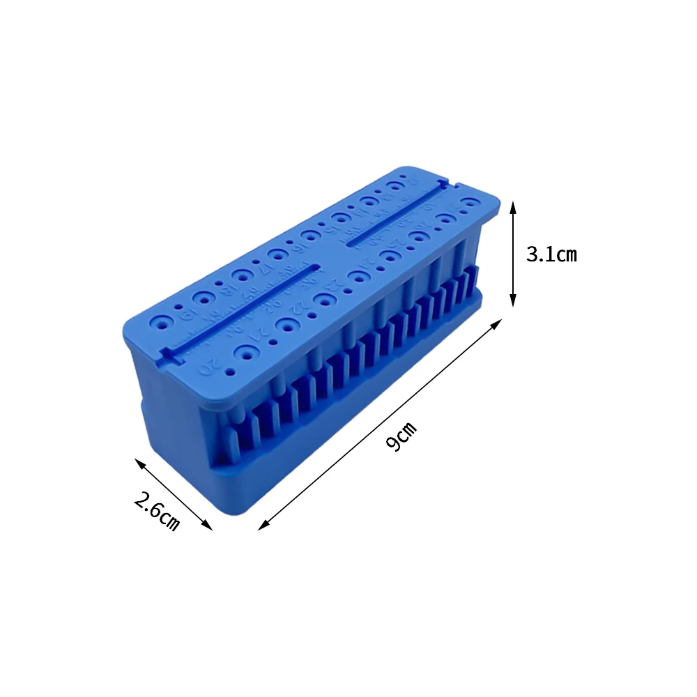 Dental Endodontic Ruler Block Files Measuring Tool Accessory  Practical Dental Endo Files Measuring Block Drill Dental Tool