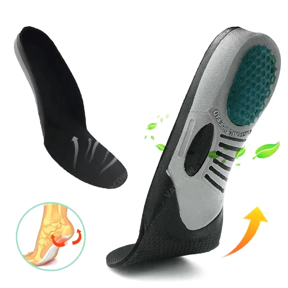 

PVC Orthopedic Insoles Orthotics flat foot Health Sole Pad for Shoes insert Arch Support pad for plantar fasciitis Feet Care