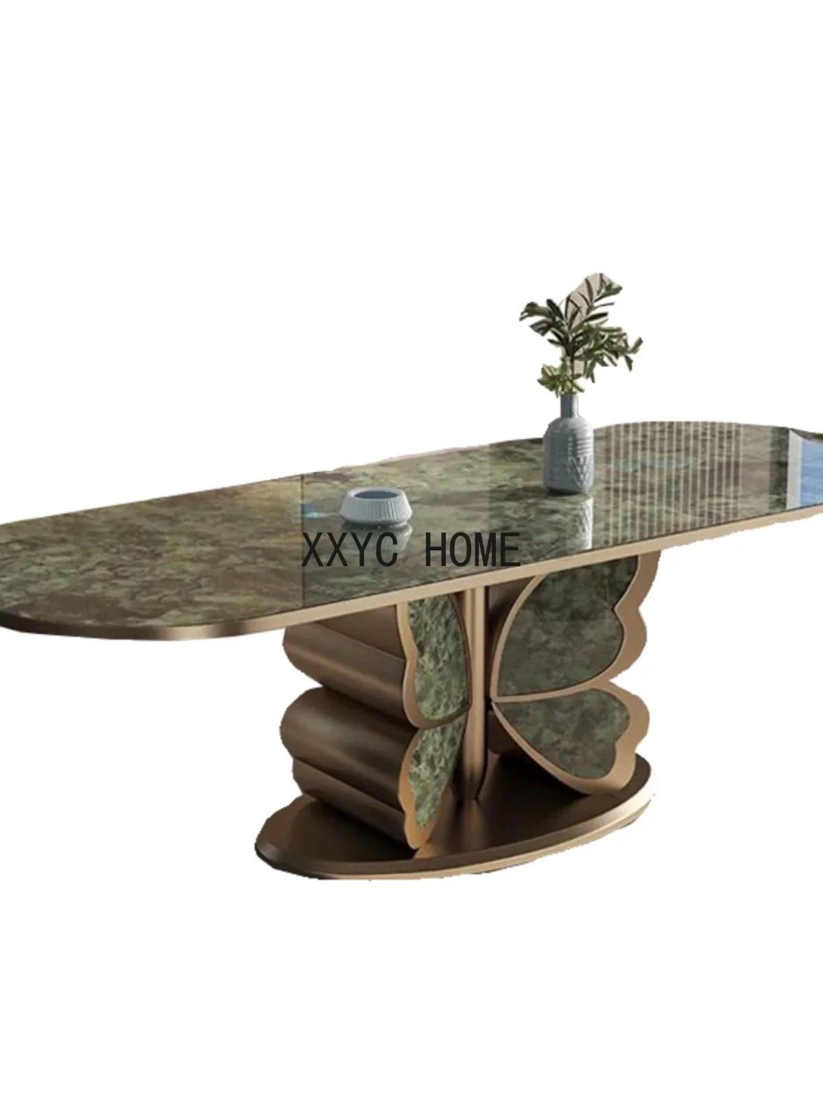 

Marble Dining-Table Modern Rectangular Home Dining Table