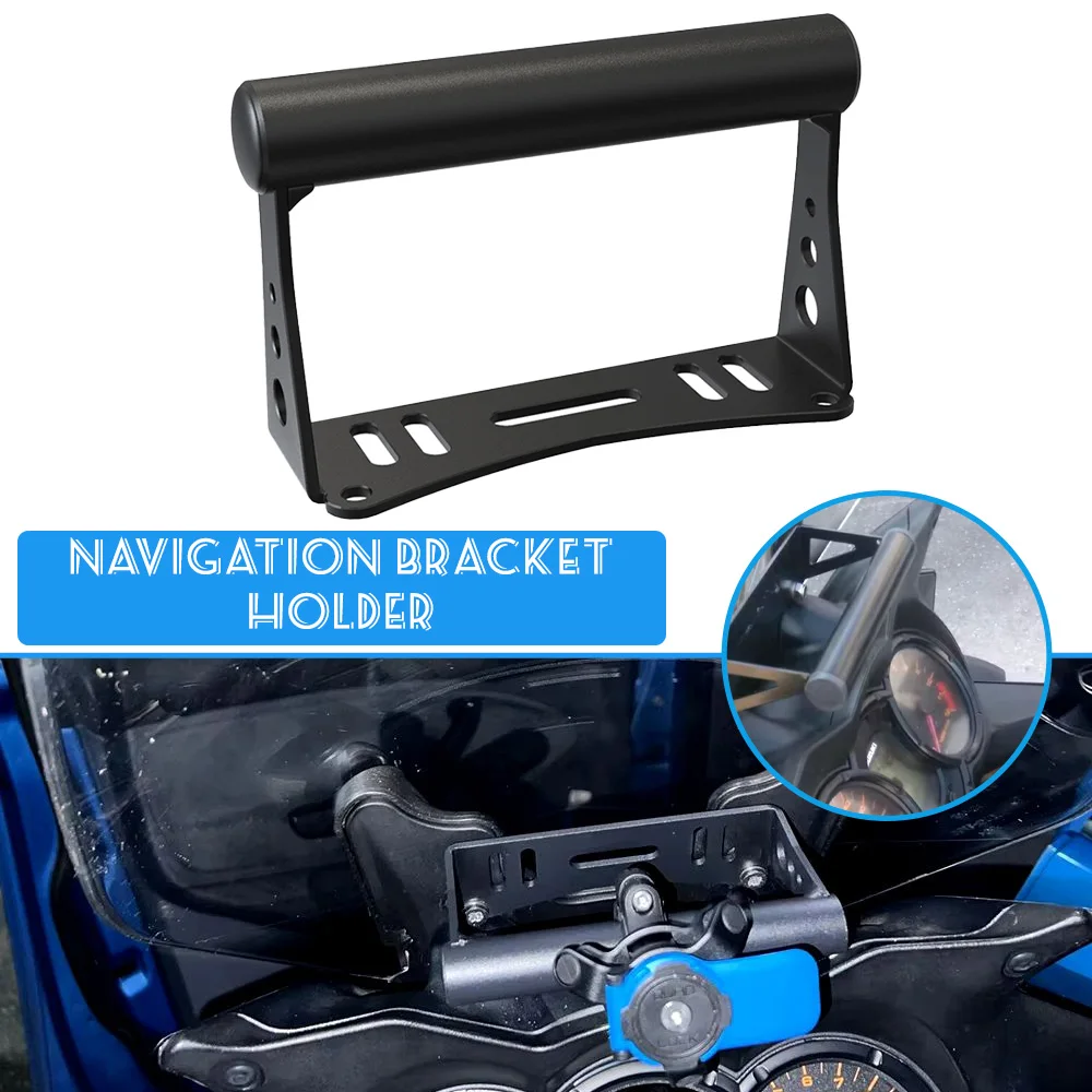 

For Suzuki V-Strom 650 DL 650 ABS 2004 2005 2006 2007 2008-2011 Motorcycle Smart Phone Stand Holder GPS Navigation Plate Bracket