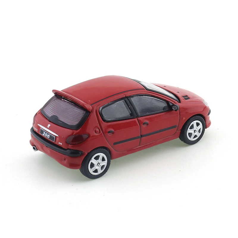 DCT 1/64  Peugeot 206 5-door Red  Black  Green Diecast Automotive Model Ornaments Cas Toys Gift Decorations