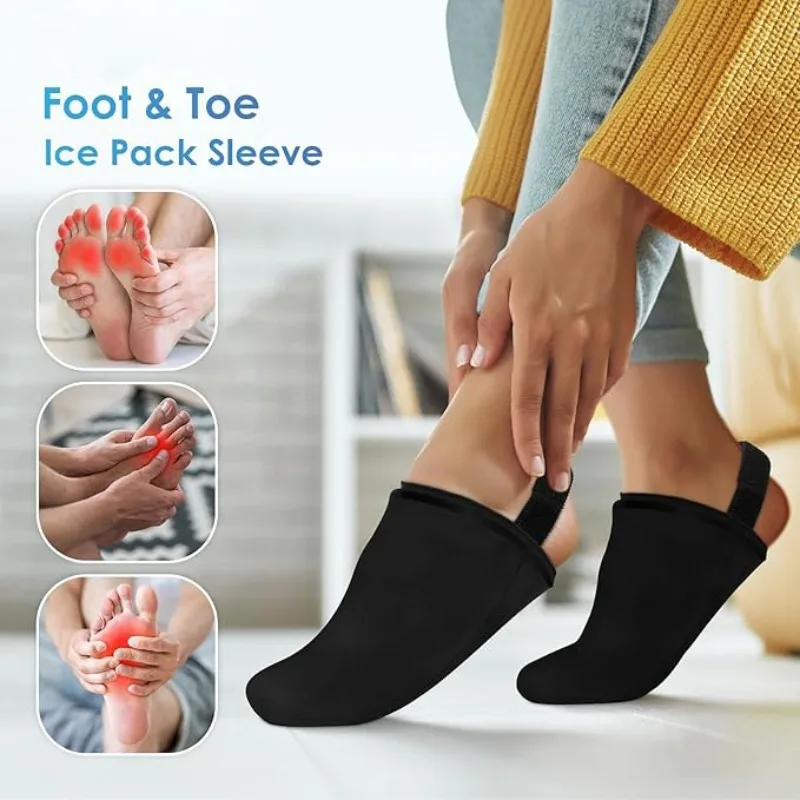 แพ็คน้ําแข็งนิ้วเท้าแบบใช้ซ้ําได้, แพ็คน้ําแข็งนิ้วเท้าแบบปรับได้, แพ็คน้ําแข็งพื้นรองเท้าน้ําแข็ง
