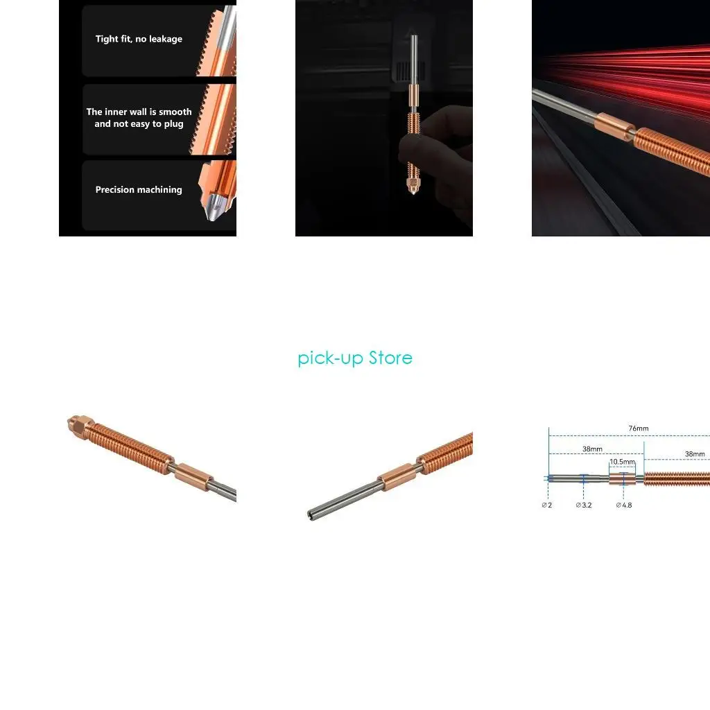 

Q5WA Comprehensive Nozzle for K2 3D Printers Featuring 0.4mm 0.6mm 0.8mm 1.0mm Hardened Steel Nozzles for Efficient Printing