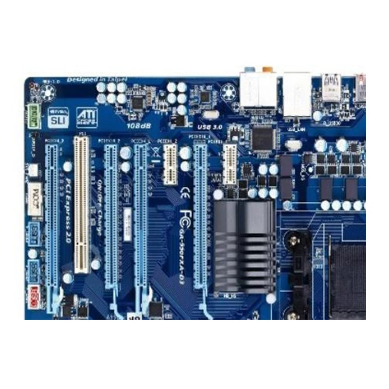 Soquete AM3 + DDR3, 32GB, Desktop Mainboard, SATA III, USB 3.0, GA-990A-FXD3, apto para AMD, 990X, 990FX