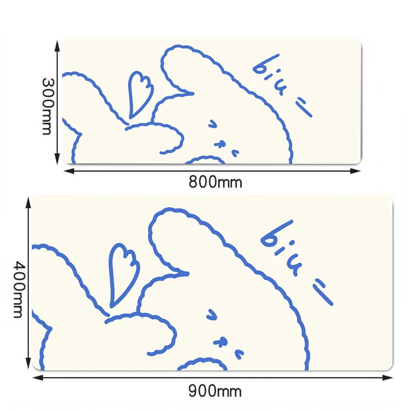 Słodki miś podkładka pod mysz kawaii duża podkładka pod klawiaturę dla graczy dziewczyna akcesoria do gier komputerowych dywan artystyczny 900x400 biuro antypoślizgowa mata na biurko
