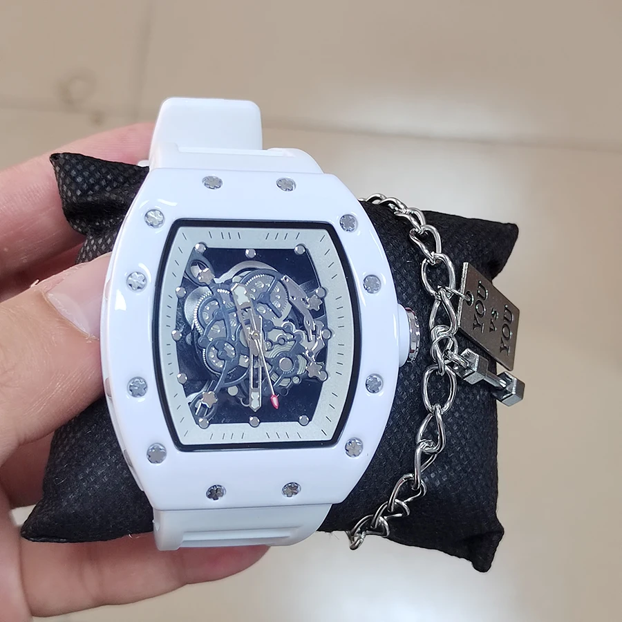 

Luxury Men Sports Watches Non-Mechanical Men’s Quartz Wristwatch 2025 New Fashion Automatic Waterproof Male Transparent Watches