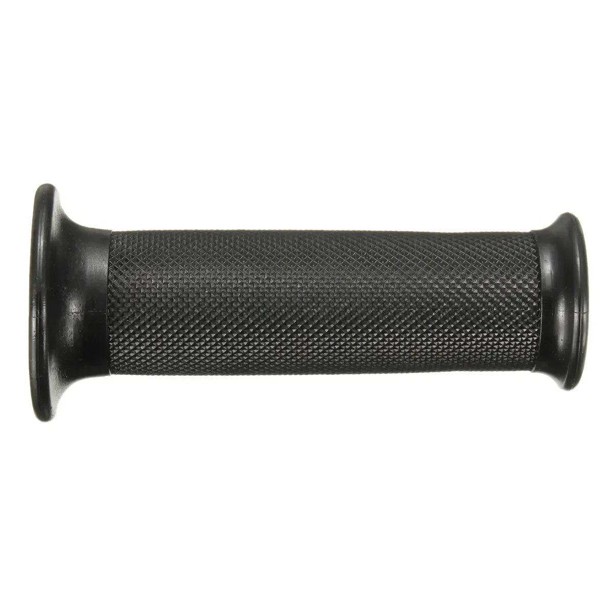 2PCs 22mm Universal Black Rubber Motorcycle Handlebars Hand Grips