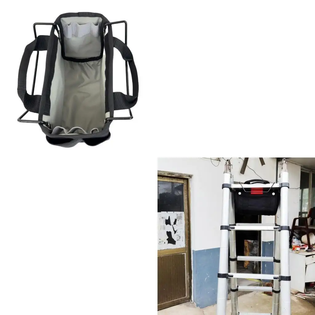 

P82E Multipurpose Telescoping Ladder Tool Storage Bag Hanging Tool Organizers